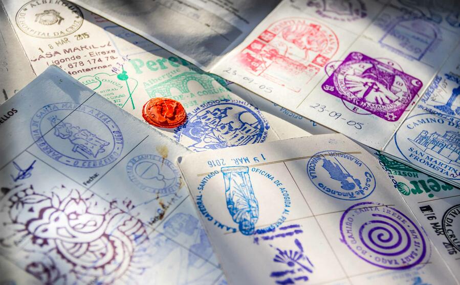 Credencial chemin de compostelle santiago de compostela