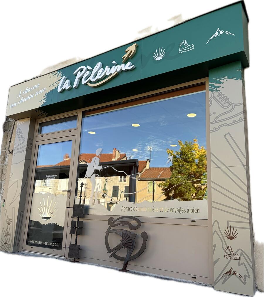 Notre agence La Pèlerine à Saugues sur le chemin de Compostelle