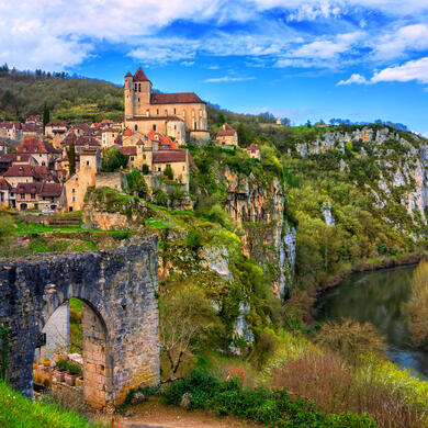 Figeac - Cahors par la vallée du Célé
