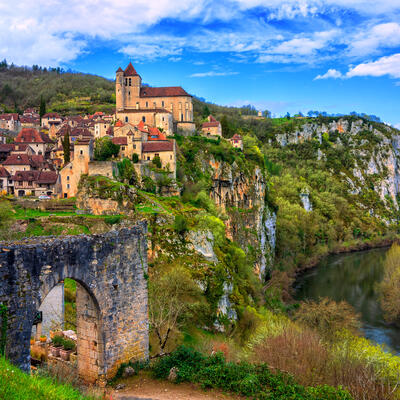 Trek - Randonnée Compostelle de Figeac à Cahors par la vallée du Célé