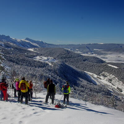 Voyage en raquette - Alpes : Vercors au pays des 4 montagnes en raquettes