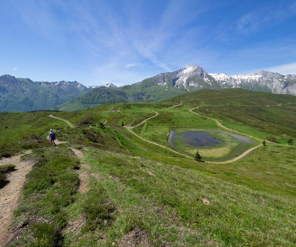 Le tour du Val d&#039;Azun en famille avec un âne