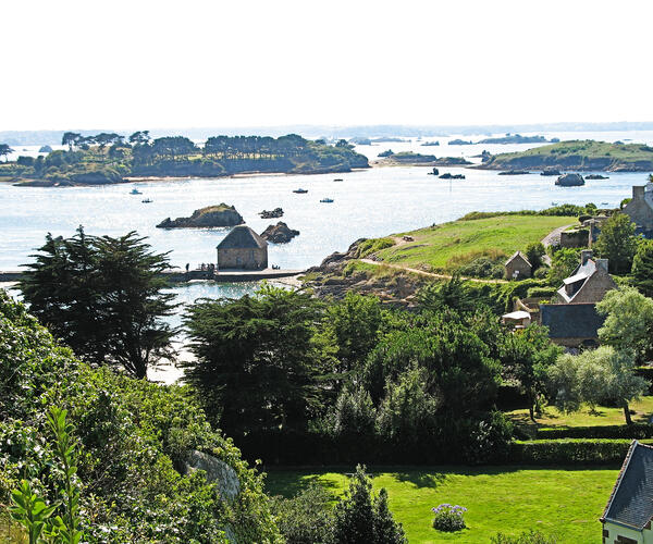 Bretagne : La côte de Granit Rose et l&#039;île de Bréhat