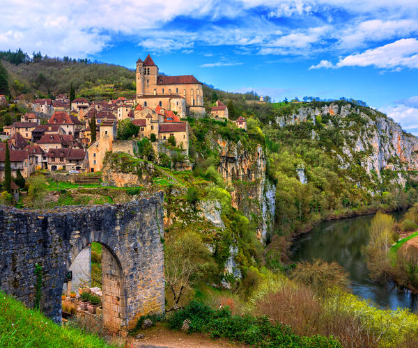 Figeac - Cahors par la vallée du Célé