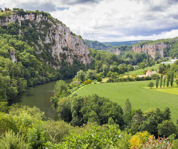 Figeac - Cahors par la vallée du Célé