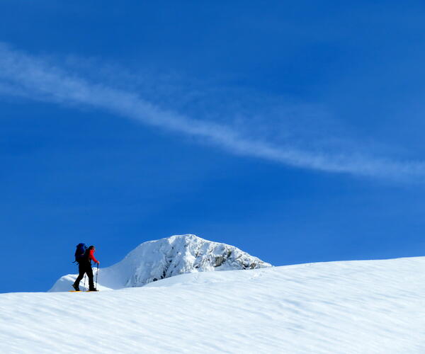 Massif des Bauges : Le Tour des Bauges en raquette en liberté