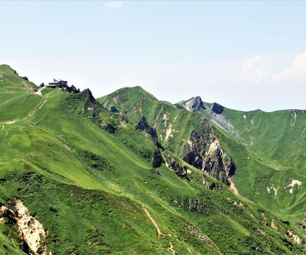 Auvergne : Massif du Sancy en étoile