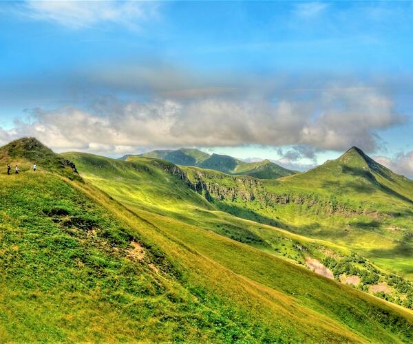 Auvergne Cantal : La Vallée de la Jordanne