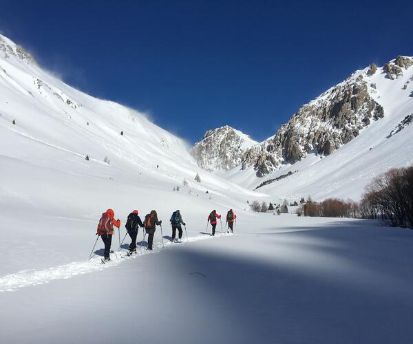 Alpes : La vallée de Névache en raquettes