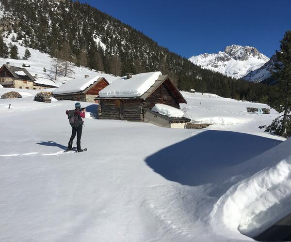 Alpes : La vallée de Névache en raquettes