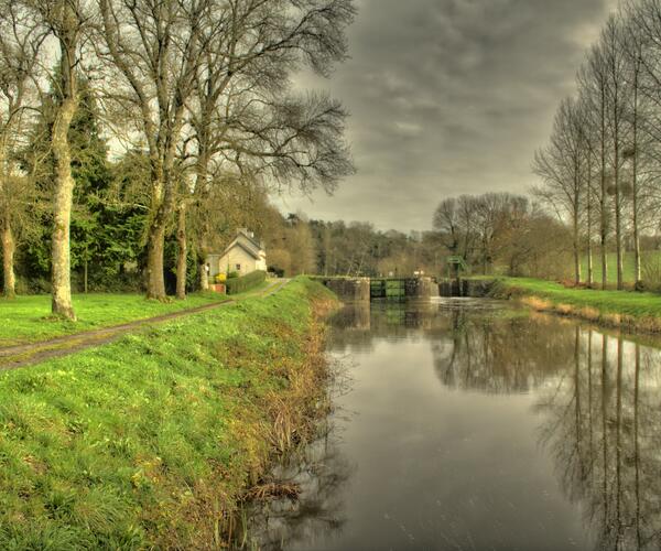 Canal de Nantes à Brest à vélo : De Redon à Châteaulin