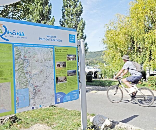 Le Rhône à Vélo : De Lyon à Montélimar