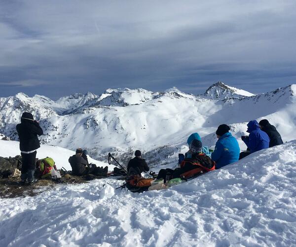 Alpes : La vallée de Névache en raquettes