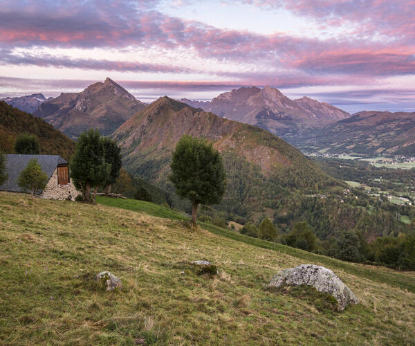 Le tour du Val d&#039;Azun en famille avec un âne