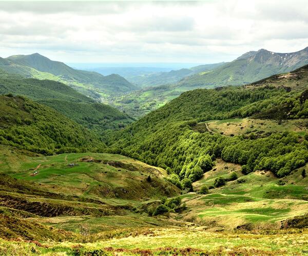 Auvergne Cantal : La Vallée de la Jordanne