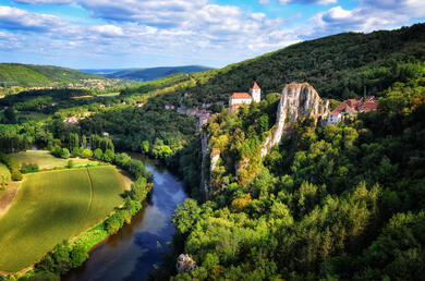 Figeac - Cahors par la vallée du Célé