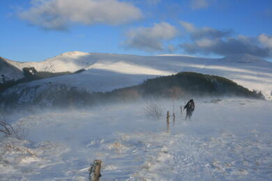 Auvergne : Les Volcans d'Auvergne en raquettes