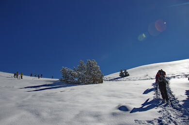 Alpes : Vercors, 1 jour, 1 village en raquettes